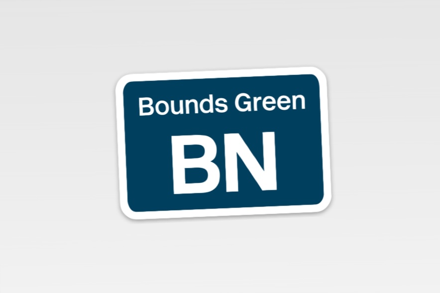 Bounds Green sticker